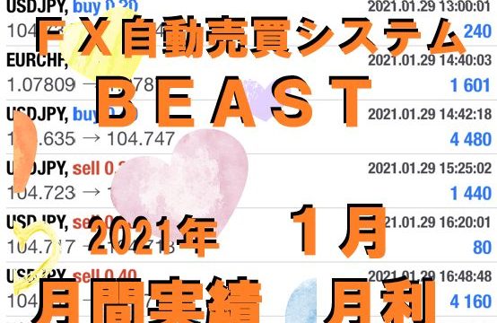 Beast2 ビースト2 WOLF2 ウルフ2 2021/01 月間報告